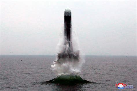 North Korea tests submarine-launched missile, Seoul confirms